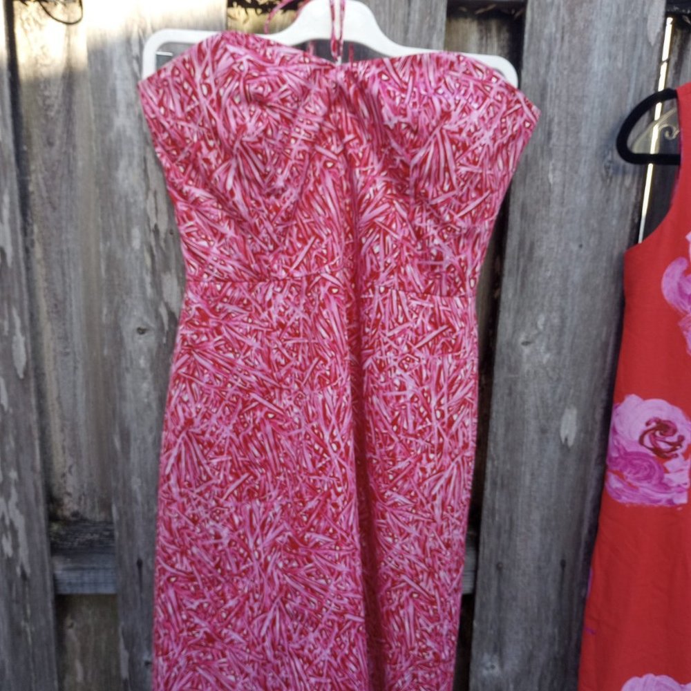Original Milly of New York Pink Strapless Dress 6